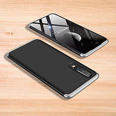 Funda Dura Plastico Rigida Carcasa Mate Frontal y Trasera 360 Grados para Xiaomi Mi 9 Lite Plata
