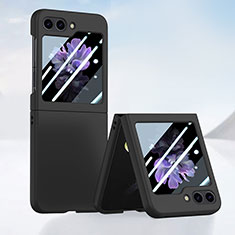 Funda Dura Plastico Rigida Carcasa Mate Frontal y Trasera 360 Grados SD1 para Samsung Galaxy Z Flip5 5G Negro