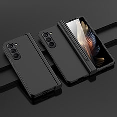 Funda Dura Plastico Rigida Carcasa Mate Frontal y Trasera 360 Grados SD2 para Samsung Galaxy Z Fold5 5G Negro