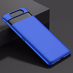 Funda Dura Plastico Rigida Carcasa Mate G01 para Samsung Galaxy A80 Azul