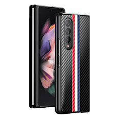 Funda Dura Plastico Rigida Carcasa Mate H01 para Samsung Galaxy Z Fold3 5G Negro