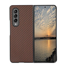 Funda Dura Plastico Rigida Carcasa Mate H03 para Samsung Galaxy Z Fold3 5G Marron