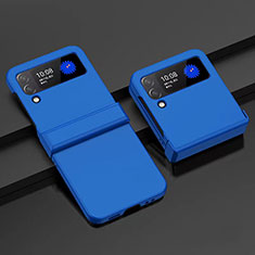 Funda Dura Plastico Rigida Carcasa Mate H06 para Samsung Galaxy Z Flip3 5G Azul