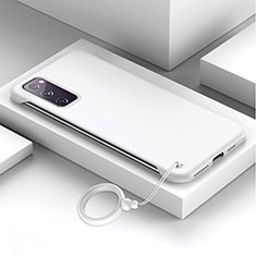 Funda Dura Plastico Rigida Carcasa Mate JS1 para Samsung Galaxy S20 FE 5G Blanco