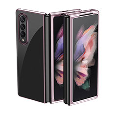 Funda Dura Plastico Rigida Carcasa Mate L01 para Samsung Galaxy Z Fold4 5G Oro Rosa