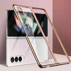 Funda Dura Plastico Rigida Carcasa Mate L03 para Samsung Galaxy Z Fold3 5G Oro