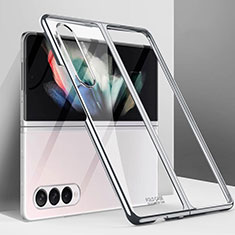Funda Dura Plastico Rigida Carcasa Mate L03 para Samsung Galaxy Z Fold3 5G Plata