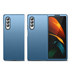Funda Dura Plastico Rigida Carcasa Mate L06 para Samsung Galaxy Z Fold4 5G Azul