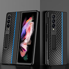 Funda Dura Plastico Rigida Carcasa Mate L07 para Samsung Galaxy Z Fold3 5G Azul