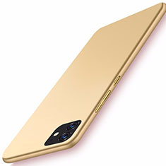 Funda Dura Plastico Rigida Carcasa Mate M01 para Apple iPhone 11 Oro