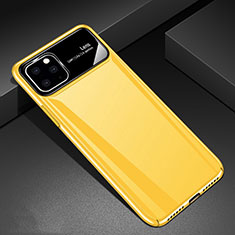 Funda Dura Plastico Rigida Carcasa Mate M01 para Apple iPhone 11 Pro Amarillo
