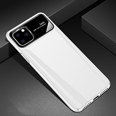 Funda Dura Plastico Rigida Carcasa Mate M01 para Apple iPhone 11 Pro Max Blanco