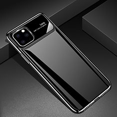 Funda Dura Plastico Rigida Carcasa Mate M01 para Apple iPhone 11 Pro Max Negro