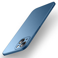 Funda Dura Plastico Rigida Carcasa Mate M01 para Apple iPhone 13 Mini Azul