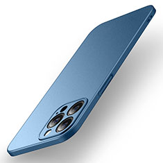 Funda Dura Plastico Rigida Carcasa Mate M01 para Apple iPhone 13 Pro Azul