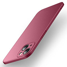 Funda Dura Plastico Rigida Carcasa Mate M01 para Apple iPhone 14 Plus Rojo