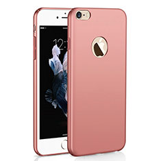 Funda Dura Plastico Rigida Carcasa Mate M01 para Apple iPhone 6 Oro Rosa