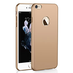 Funda Dura Plastico Rigida Carcasa Mate M01 para Apple iPhone 6 Plus Oro