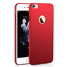 Funda Dura Plastico Rigida Carcasa Mate M01 para Apple iPhone 6 Plus Rojo