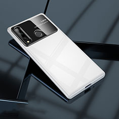 Funda Dura Plastico Rigida Carcasa Mate M01 para Huawei Enjoy 10 Plus Blanco