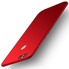 Funda Dura Plastico Rigida Carcasa Mate M01 para Huawei Honor 7X Rojo