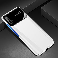 Funda Dura Plastico Rigida Carcasa Mate M01 para Huawei Nova 5T Blanco