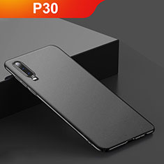 Funda Dura Plastico Rigida Carcasa Mate M01 para Huawei P30 Negro