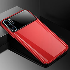 Funda Dura Plastico Rigida Carcasa Mate M01 para Huawei P30 Pro Rojo