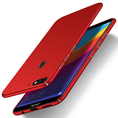 Funda Dura Plastico Rigida Carcasa Mate M01 para Huawei Y6 (2018) Rojo