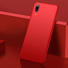 Funda Dura Plastico Rigida Carcasa Mate M01 para Huawei Y7 Prime (2019) Rojo