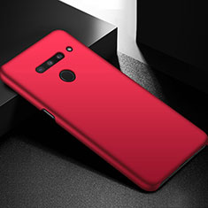 Funda Dura Plastico Rigida Carcasa Mate M01 para LG V50 ThinQ 5G Rojo