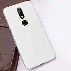 Funda Dura Plastico Rigida Carcasa Mate M01 para Nokia X6 Blanco