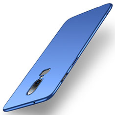 Funda Dura Plastico Rigida Carcasa Mate M01 para OnePlus 6 Azul