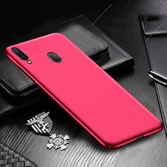 Funda Dura Plastico Rigida Carcasa Mate M01 para Samsung Galaxy A20 Rojo