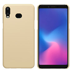 Funda Dura Plastico Rigida Carcasa Mate M01 para Samsung Galaxy A6s Oro