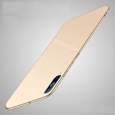 Funda Dura Plastico Rigida Carcasa Mate M01 para Samsung Galaxy A70S Oro