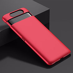 Funda Dura Plastico Rigida Carcasa Mate M01 para Samsung Galaxy A90 4G Rojo