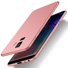 Funda Dura Plastico Rigida Carcasa Mate M01 para Samsung Galaxy J6 (2018) J600F Oro Rosa