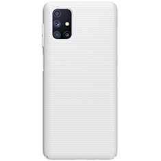 Funda Dura Plastico Rigida Carcasa Mate M01 para Samsung Galaxy M51 Blanco