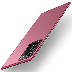 Funda Dura Plastico Rigida Carcasa Mate M01 para Samsung Galaxy Note 20 Ultra 5G Rojo
