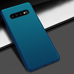 Funda Dura Plastico Rigida Carcasa Mate M01 para Samsung Galaxy S10 Plus Azul
