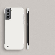 Funda Dura Plastico Rigida Carcasa Mate M01 para Samsung Galaxy S21 FE 5G Blanco