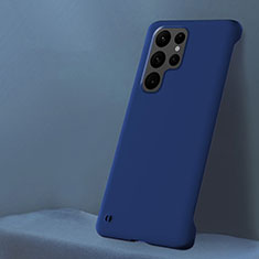 Funda Dura Plastico Rigida Carcasa Mate M01 para Samsung Galaxy S24 Ultra 5G Azul