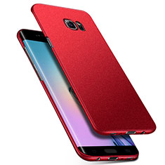 Funda Dura Plastico Rigida Carcasa Mate M01 para Samsung Galaxy S6 Edge+ Plus SM-G928F Rojo