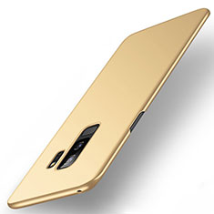 Funda Dura Plastico Rigida Carcasa Mate M01 para Samsung Galaxy S9 Plus Oro
