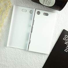 Funda Dura Plastico Rigida Carcasa Mate M01 para Sony Xperia XZ1 Compact Blanco