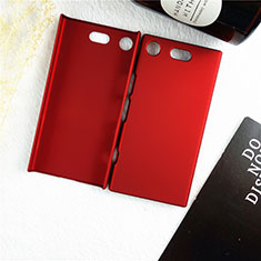 Funda Dura Plastico Rigida Carcasa Mate M01 para Sony Xperia XZ1 Compact Rojo