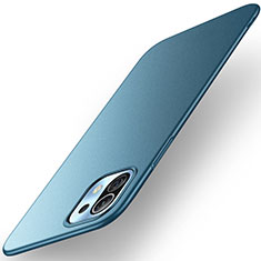 Funda Dura Plastico Rigida Carcasa Mate M01 para Xiaomi Mi 11 Lite 5G Azul