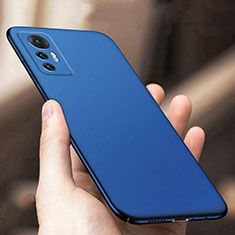 Funda Dura Plastico Rigida Carcasa Mate M01 para Xiaomi Mi 12 Pro 5G Azul