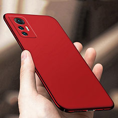 Funda Dura Plastico Rigida Carcasa Mate M01 para Xiaomi Mi 12 Pro 5G Rojo